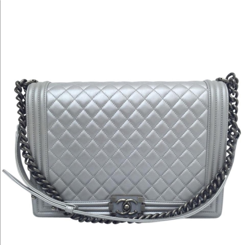 Sold!! Chanel large le boy bag
